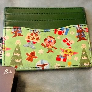 Loungefly Star Wars Mando Chibi card holder NWT.